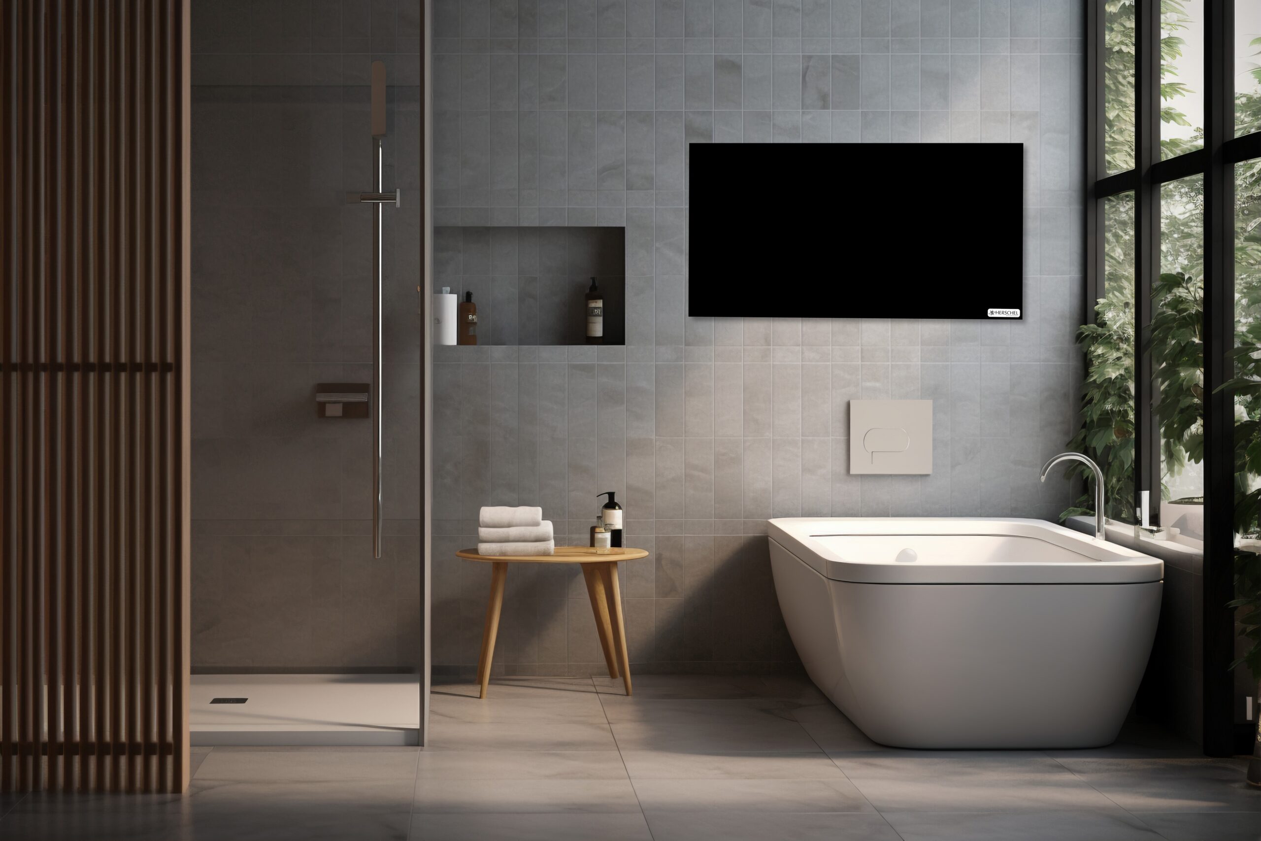 Infrarood paneel - Herschel Comfort Zwart warmtepaneel 215W - Afbeelding 3