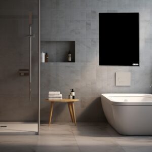 Infrarood paneel - Herschel Comfort Zwart warmtepaneel 600W - Afbeelding 2