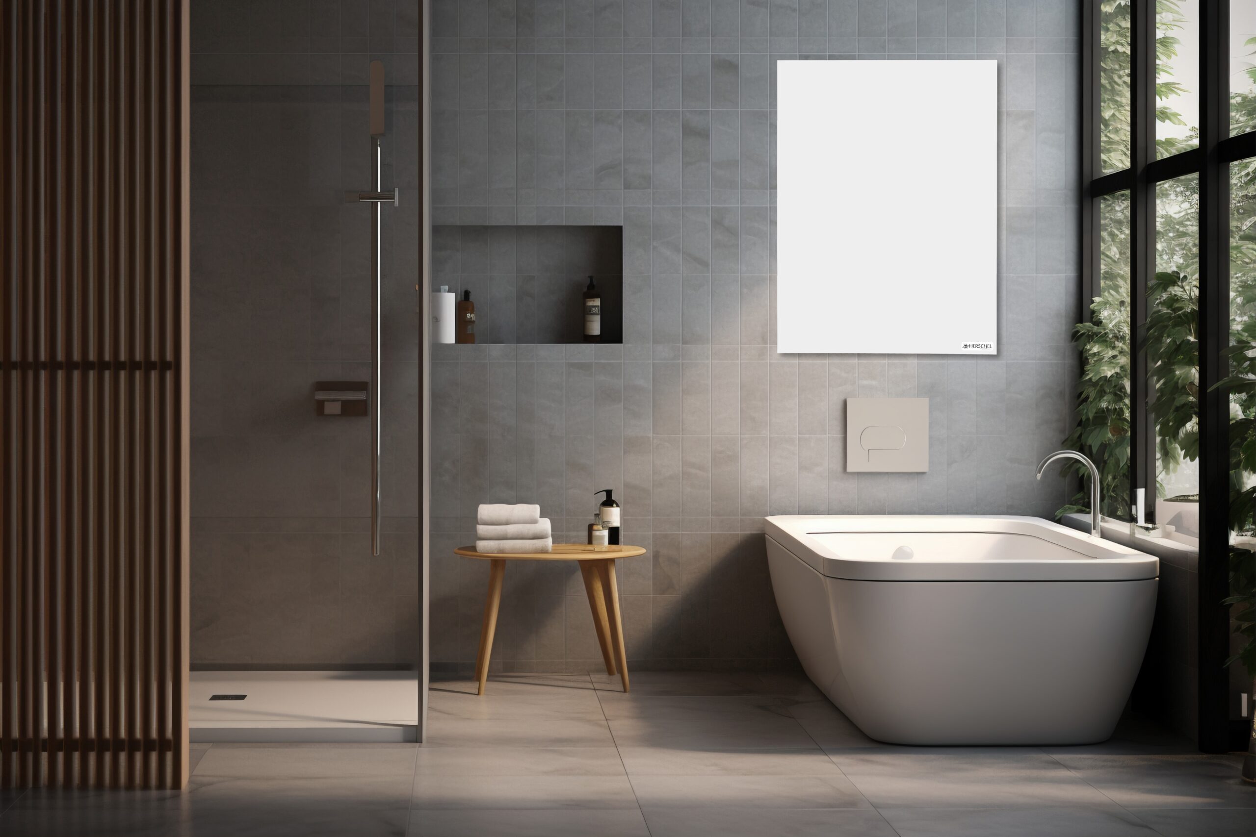 Infrarood paneel - Herschel Comfort Wit warmtepaneel 600W - Afbeelding 6