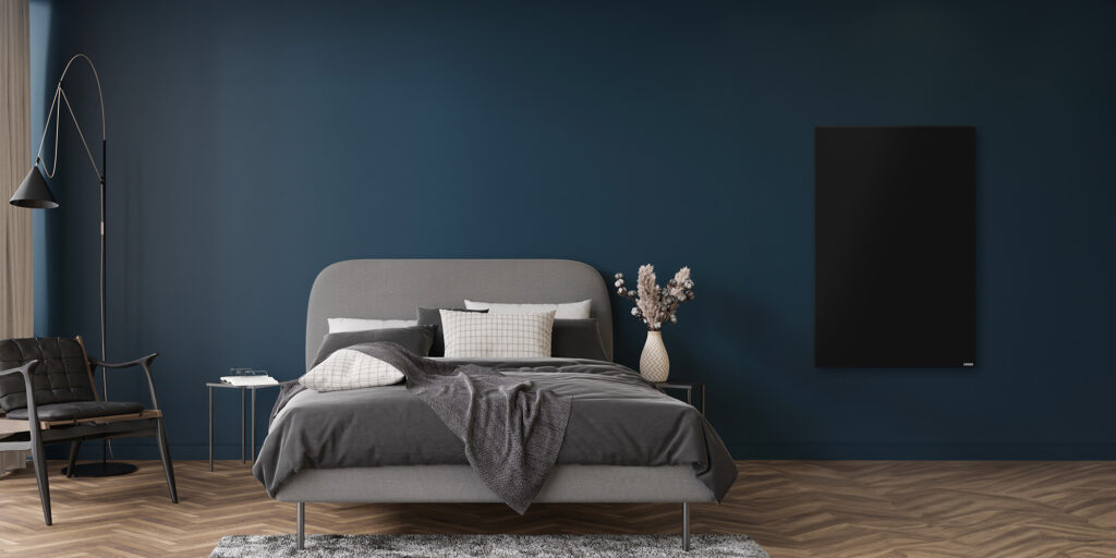 Infrarood paneel - Herschel Comfort Zwart warmtepaneel 600W