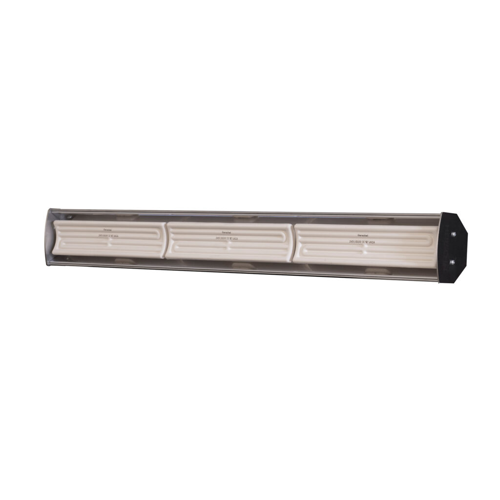 Heater - Herschel Advantage IR 1950 Watt Wit / Zilver