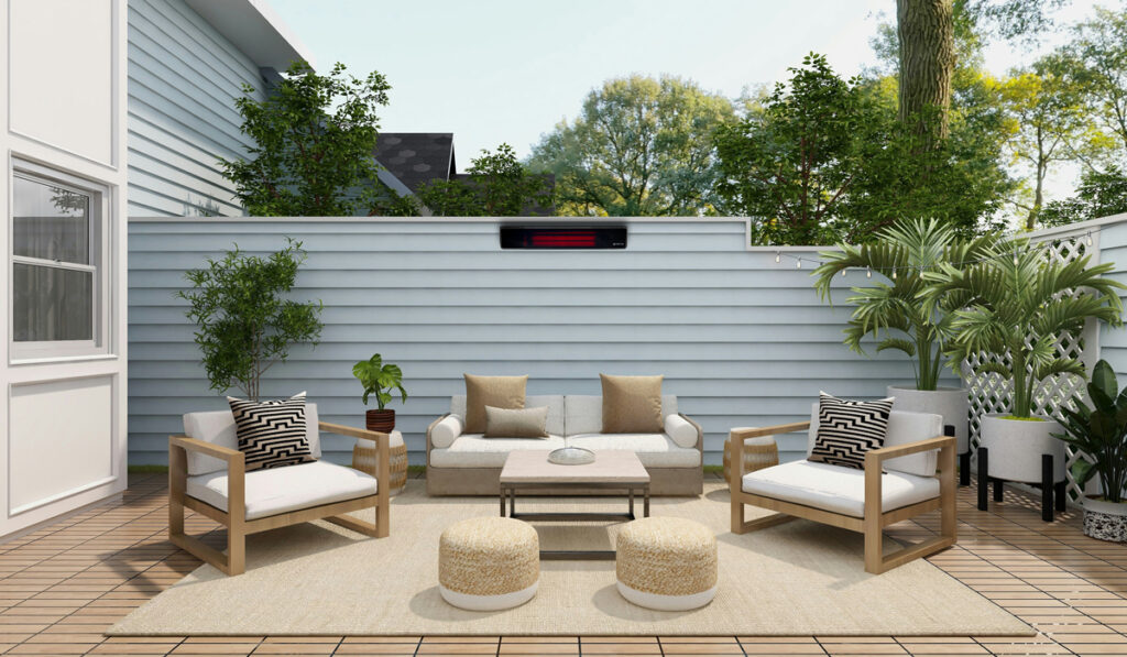 Outdoor Heater - Herschel RIO 2500W infrarood terrasverwarmer