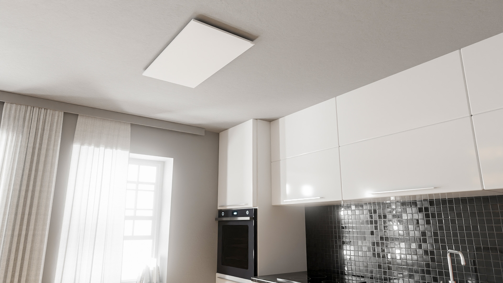 Infrarood verwarming voor keukens